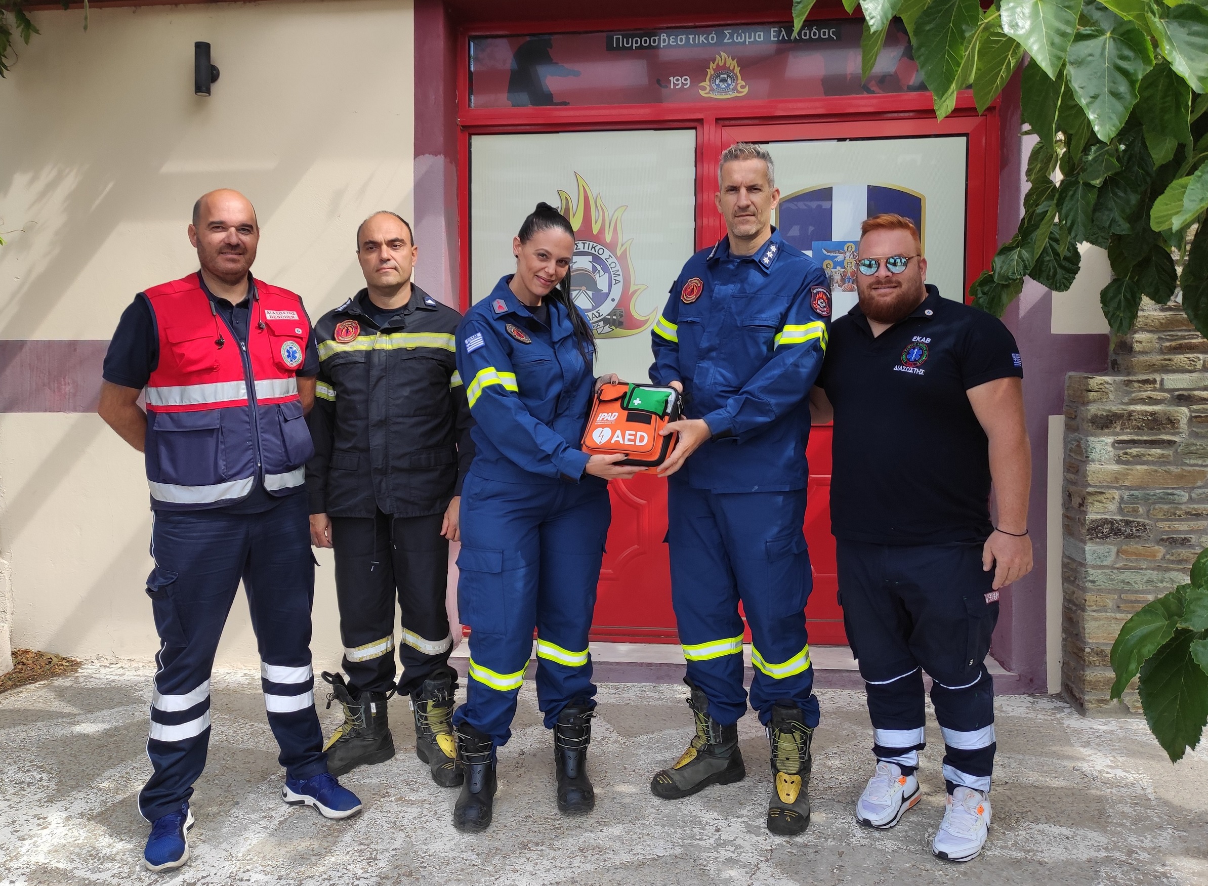 Greek fire department receives an other donation of the all new IP66 SP-R IPAD.